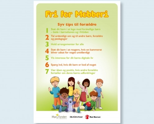 Plakat med tips til forældre i børnehave